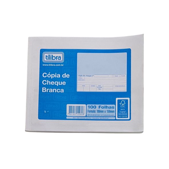 Copia De Cheque 100fl Tilibra 152625