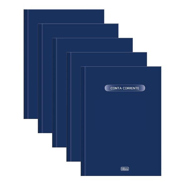 Kit C/5 Livros Conta Corrente 1/4 100f Tilibra 120162