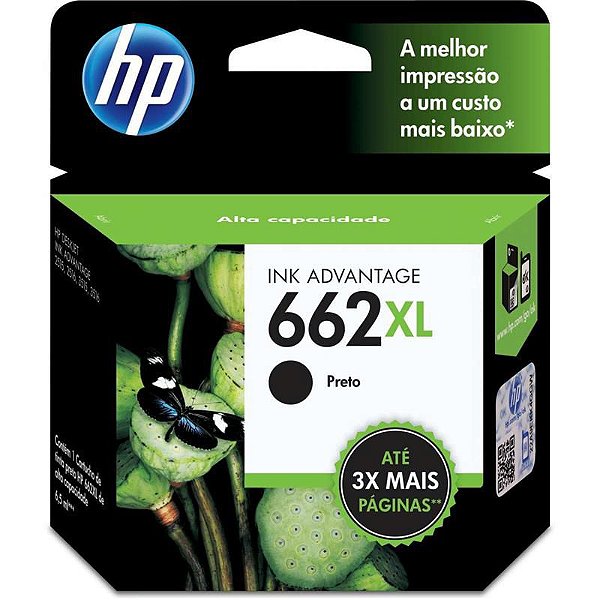 Hp 662xl 7ml Cz105ab Preto - Original