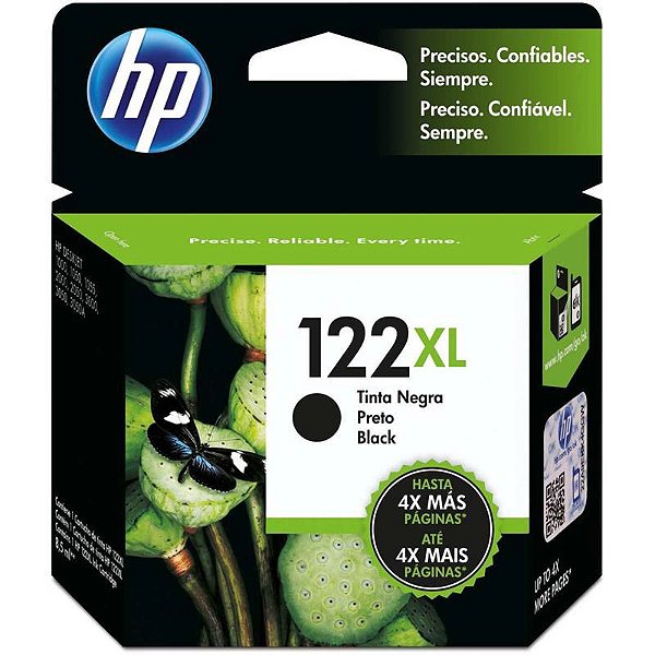 Hp 122xl 8,5ml Ch563hb Preto Original