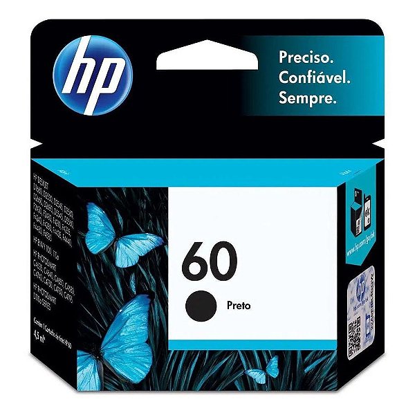 Hp 60 Cc640wb 4,5ml Preto - Original