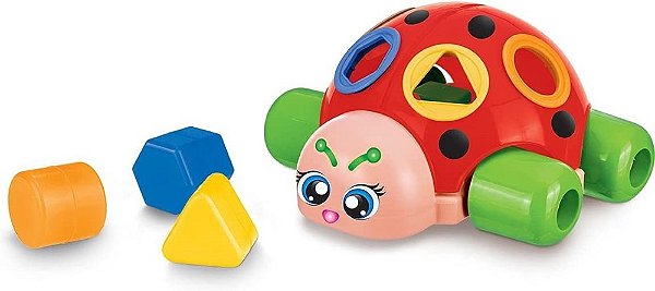 Brinq Ped Joaninha Encaixe De Forma 5058 Gulliver
