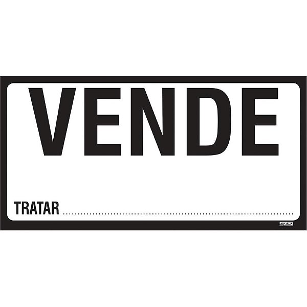Cartaz Vende-Se Sao Domingos/Tamoio