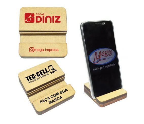 PORTA CELULAR PERSONALIZADO MDF - MEGA IMPRESS