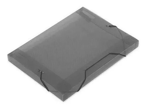 Pasta Plastica C/ Elastico Mini 2cm Fume