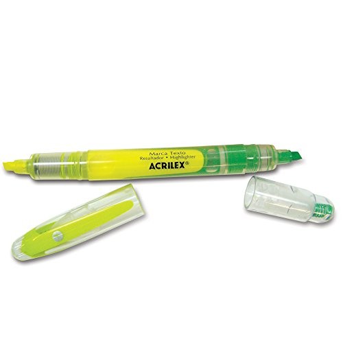 Caneta Marca Texto 2 Em 1 Acrilex