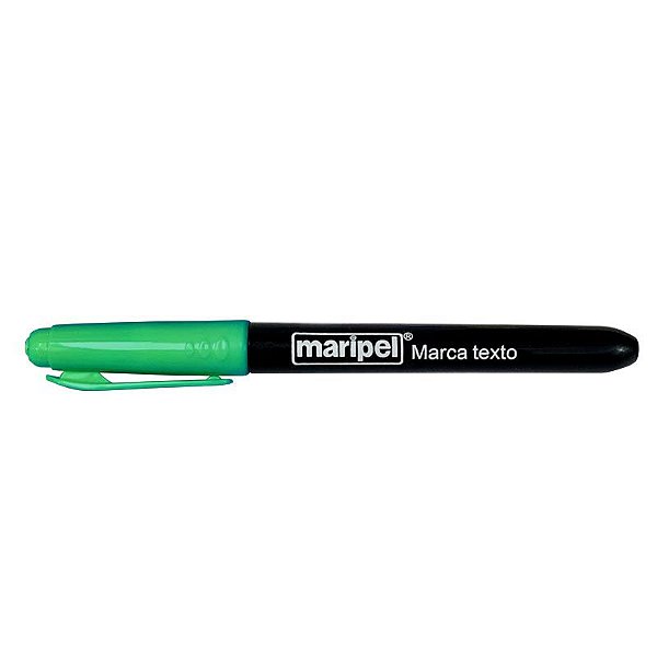 CANETA MARCA TEXTO MARIPEL VERDE