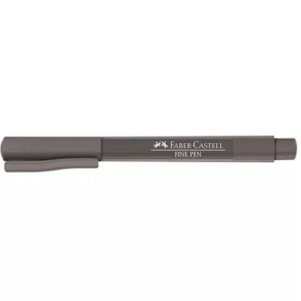 Caneta C/ Ponta Porosa 0.4 Fine Pen Cinza Faber FPB/CZZF