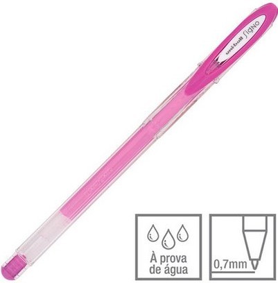 Caneta Gel Signo Um-120ac Rosa Angelic Color
