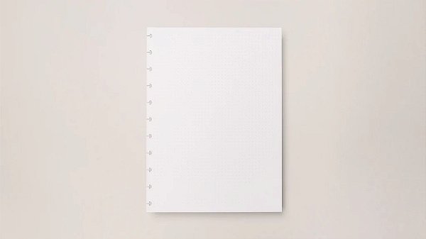 Refil Caderno Inteligente Grande 90g Pontilhado C/30f