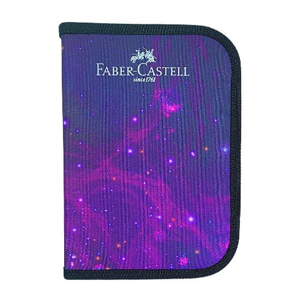 Estojo Kit P/ Colorir Nylon Cosmic Faber 18.2221