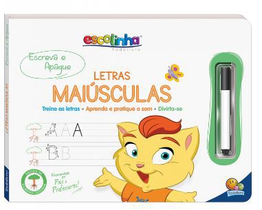 Livro Escolinha Escreva E Apague Ii:Letras Maiusculas Todolivro