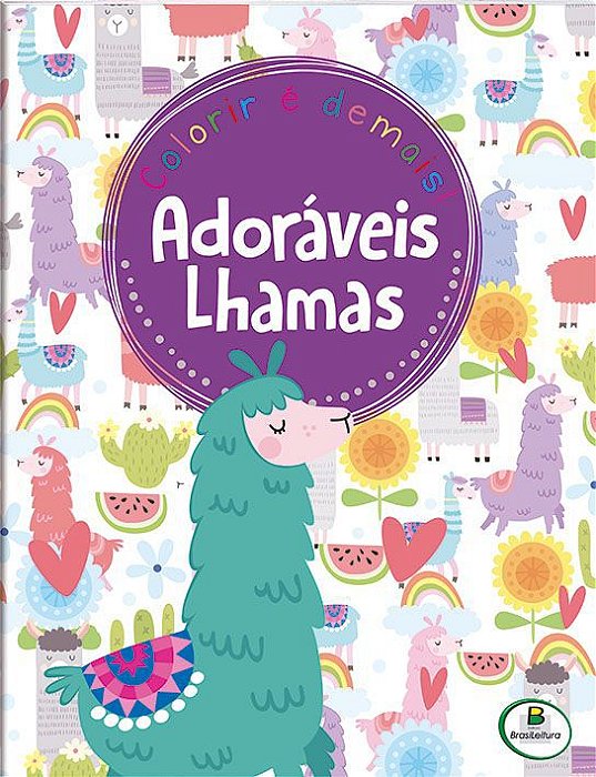 Livro Colorir E Demais! Adoraveis Lhamas Todolivro