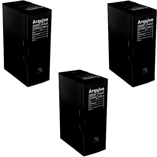 ARQUIVO MORTO POLIONDA OF PRETO 250X130X350
