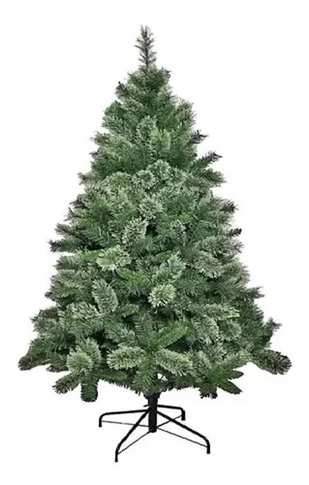 Árvore De Natal Verde Com Neve 30 Cm 25 Galhos - Feira da Madrugada SP
