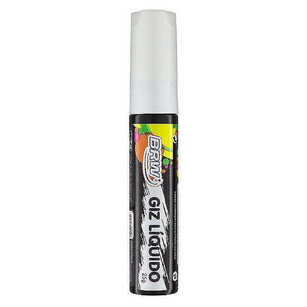 Marcador giz liquido 15mm branco gz1507 brw