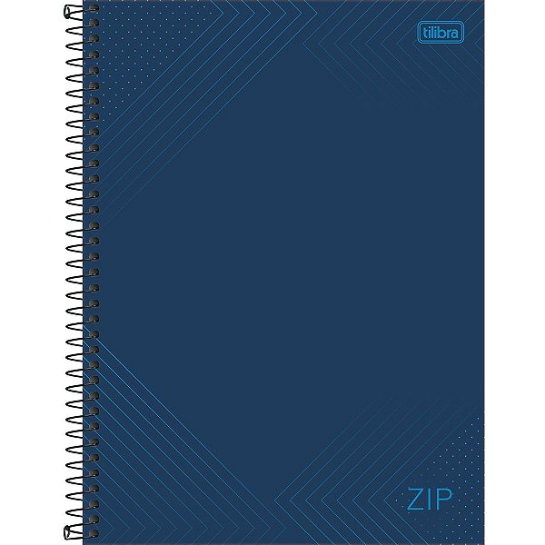 Caderno Zip Capa Dura Univ. 200 folhas 10 Matérias Tilibra