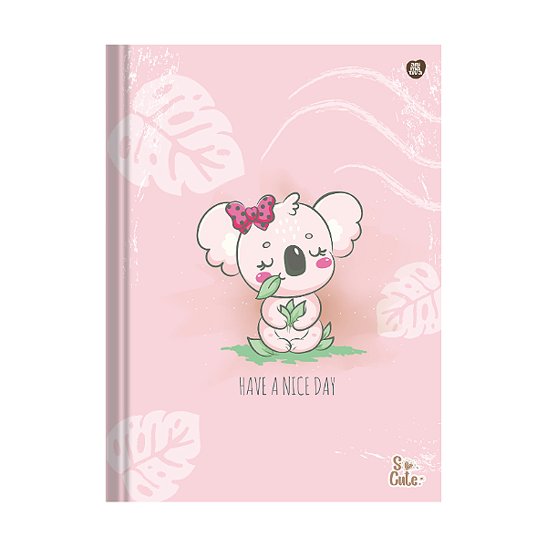 Caderno Brochura Capa Dura 1/4 So Cute SD