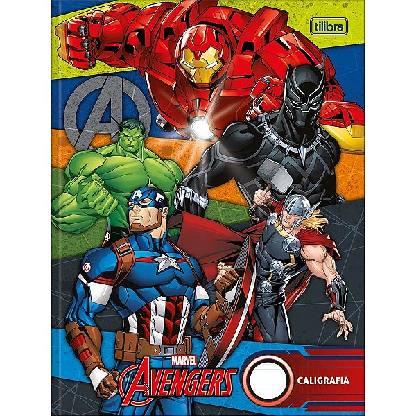 Brochurao Cd Caligrafia Avengers Asb 40f Tilibra 149977