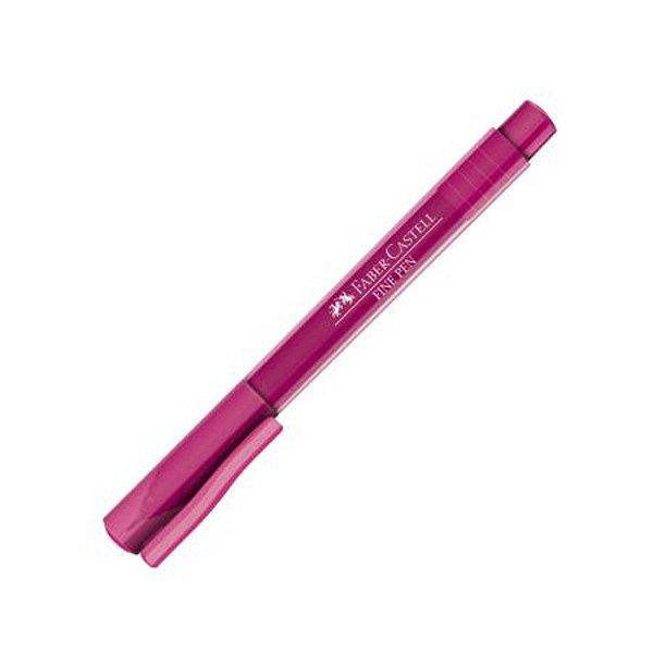 Caneta C/ Ponta Porosa 0.4 Fine Pen Carmim Faber FPB/CMZF