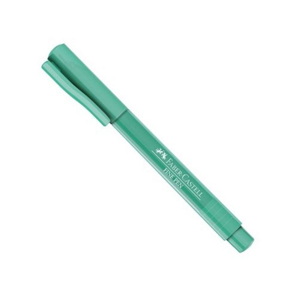 Caneta C/ Ponta Porosa 0.4 Fine Pen Verde Agua Faber FPB/VAZF
