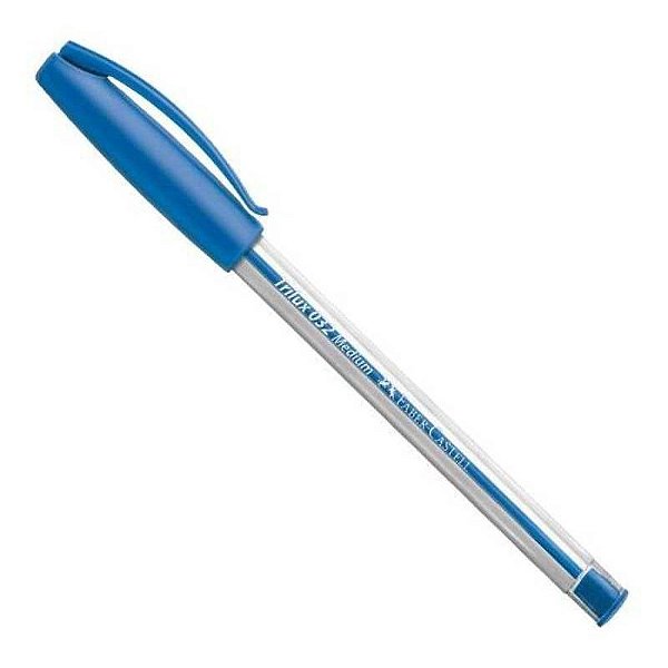 Caneta Faber Trilux 032 Média Colors Azul Claro 032/AC