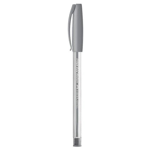 Caneta Faber Trilux 032 Média Prata 032/CHA