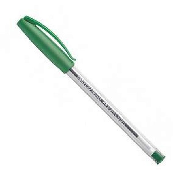 Caneta Faber Trilux 032 Média Verde