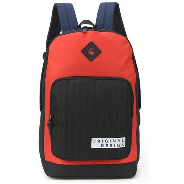 Mochila Up4you Azul/Vermel Ms46335up-Az Luxcel