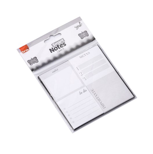 Bloco Adesivo Smart Black 25f 4 Blocos Ba2002 Brw