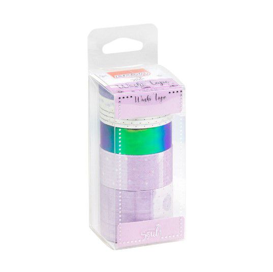 Fita Adesiva Washi Tape Candy Cores C/6 Wt0804 Brw