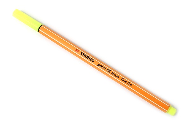 Caneta C/ Ponta Porosa 0.4 Stabilo Amarelo Neon 46.9200