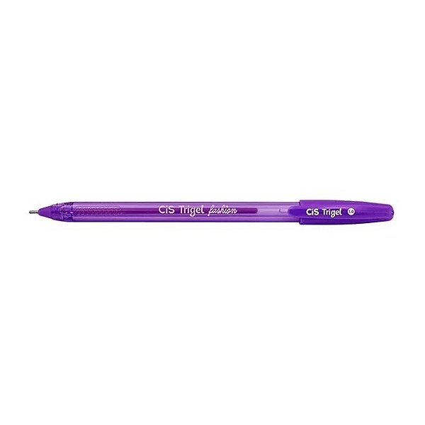 Caneta Cis Trigel Fashion 1.0 Violeta
