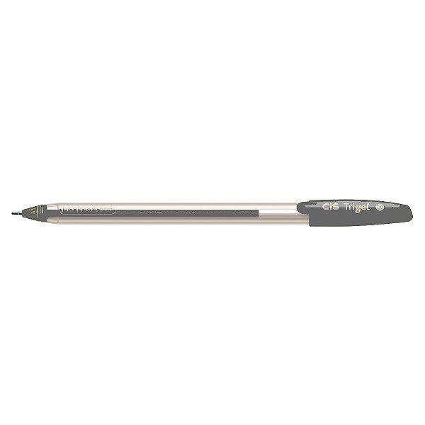 Caneta Cis Trigel Metalica 1.0 Prata