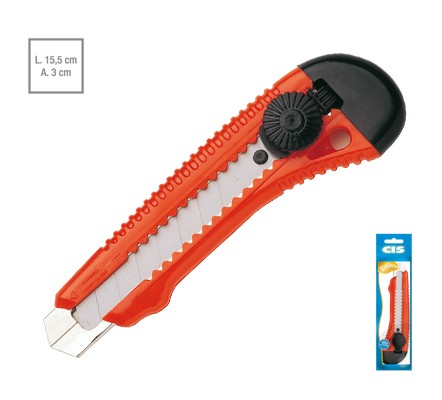 Estilete Largo Cis S68bc Com Trava Giratória 18mm 260.1300