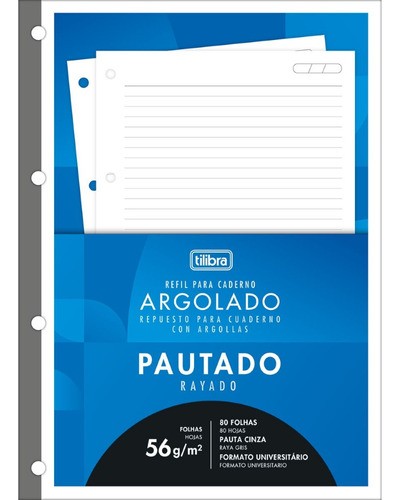 Bloco De Fich Branco 80f Tilibra 232092 c/5