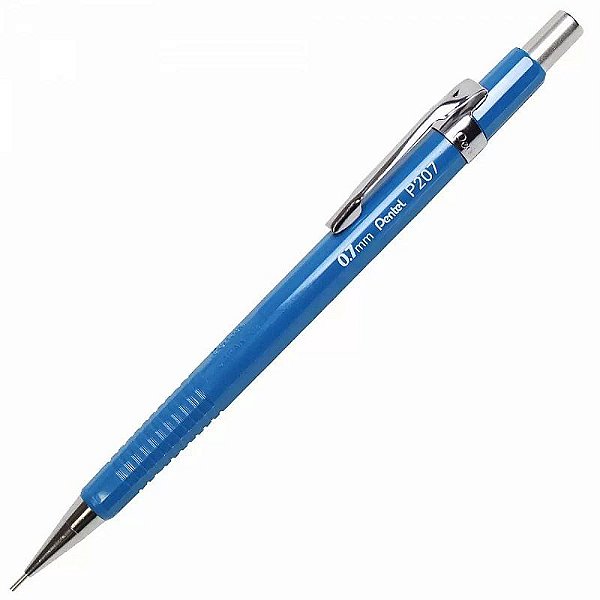 Lapiseira Pentel P207 0.7 Azul