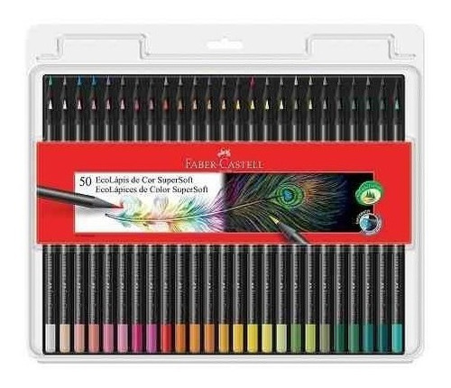 Lápis De Cor Ecolápis 50 Cores Super Soft Faber-castell