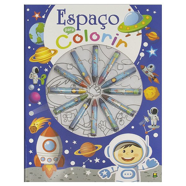 Livro Cores Em Acao! Espaco Para Colorir
