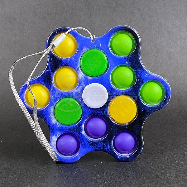 Brinq Pop Spinner Com Luz 14cm Banana Toys