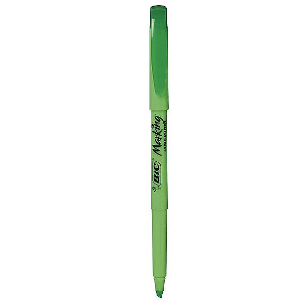 Caneta Marca Texto Bic Brite Liner Verde Limão