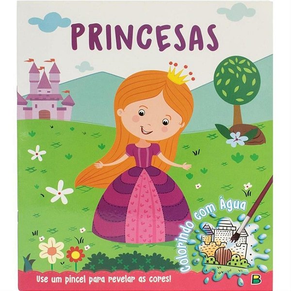 Livro P/ Colorir Com Agua: Princesas Todolivro