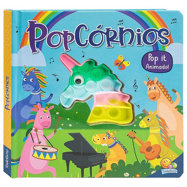 Livro Pop It Animado! Popcornios Todolivro