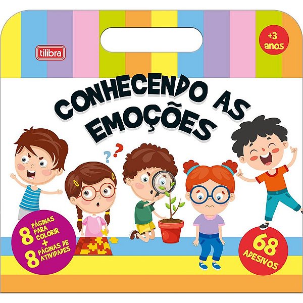 Livro Atividades Conhecendo As Emoçoes 336238 Tilibra