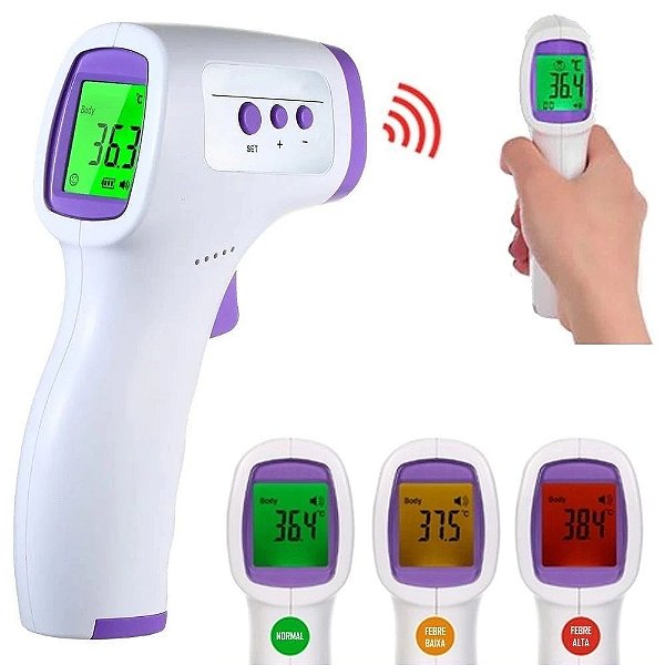 Termometro Digital Infravermelho Hg01 Dikang