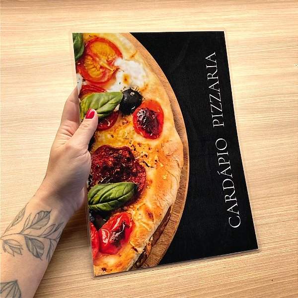 Cardápio Pizza - Minha Gráfica Rápida