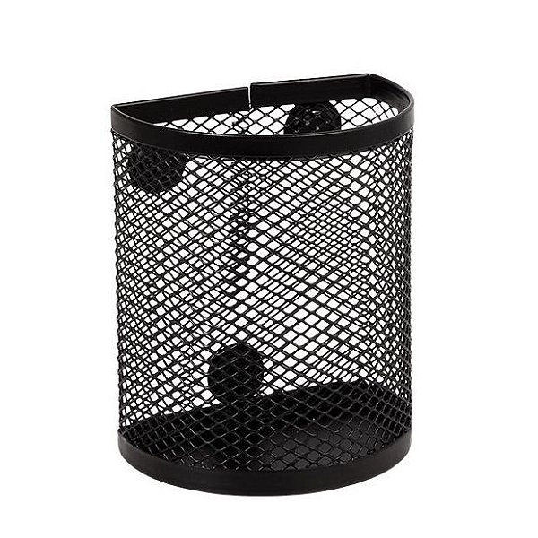 Porta Lapis Aramado Imantado Meia Lua Preto Or5171 Brw