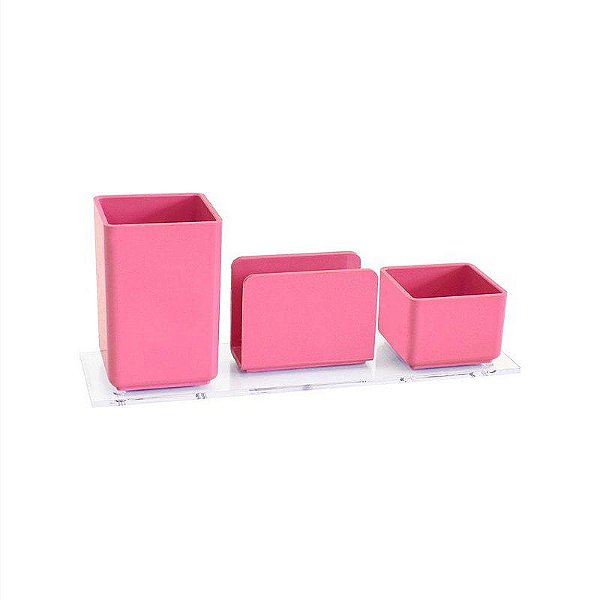Porta Lapis/Clips/Lembrete 940 Rosa Acrimet