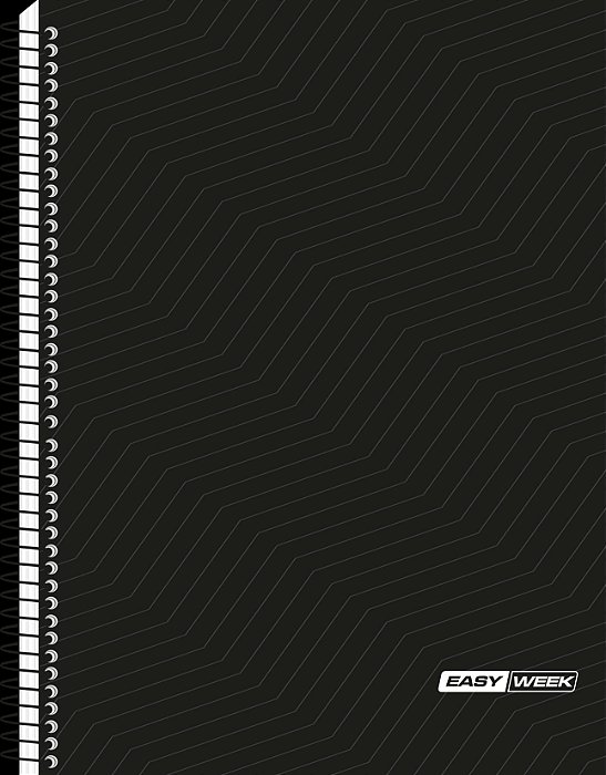 Agenda Easy Week anual Semanas + horarios Espiral 10116