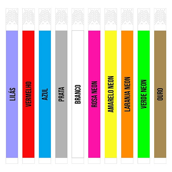 Pulseira Personalizada Para Festas Eventos Em Nylon Impressão Colorida ...